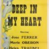 deep in my heart australian daybill poster rerelease