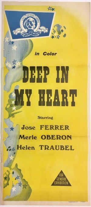 deep in my heart australian daybill poster rerelease