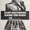 hang em high new zealand daybill poster with clint eastwood