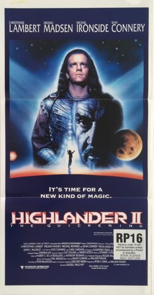 highlander 2 australian daybill poster