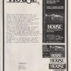 house horror movie press sheet