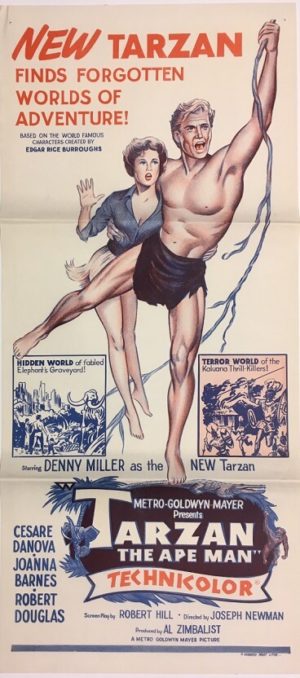 tarzan the ape man australian daybill poster 2