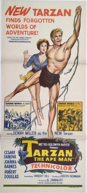 tarzan the ape man australian daybill poster 2