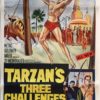 tarzans three challenges australian daybill poster