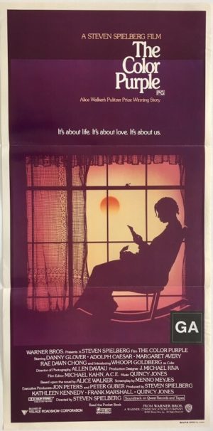 the color purple australian daybill poster directed by steven spielberg 2