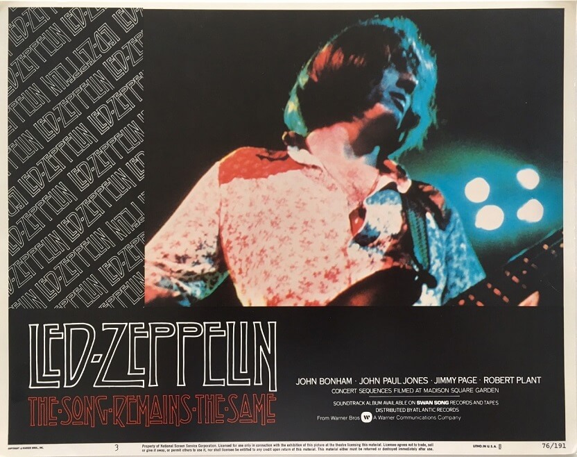 the song remains the same led zeppelin lobby card 3