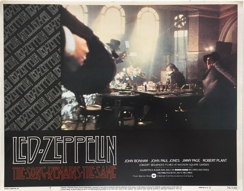 the song remains the same led zeppelin lobby card 7