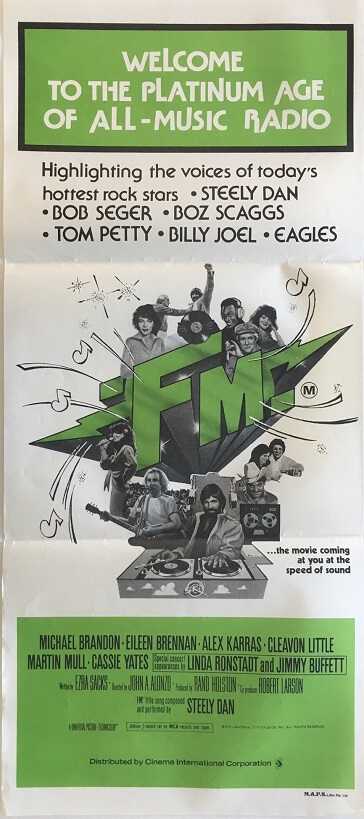 FM australian daybill poster 1978