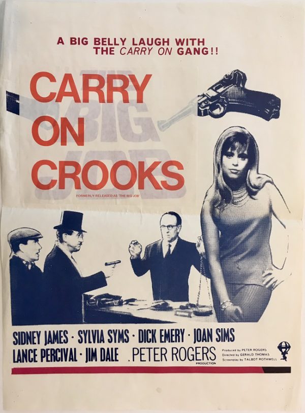 carry on crooks or the big job 1965 New Zealand daybill poster (9)