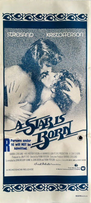 a star is born daybill poster blue version