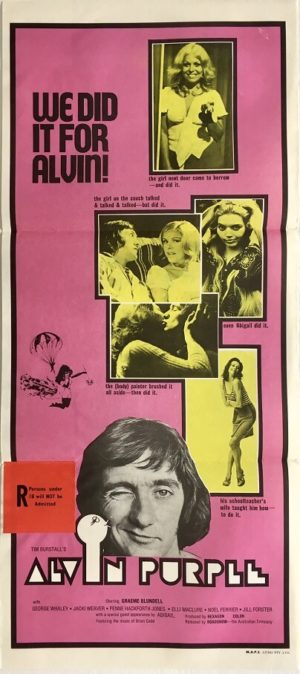 alvin purple daybill poster 1973 the sex therapist