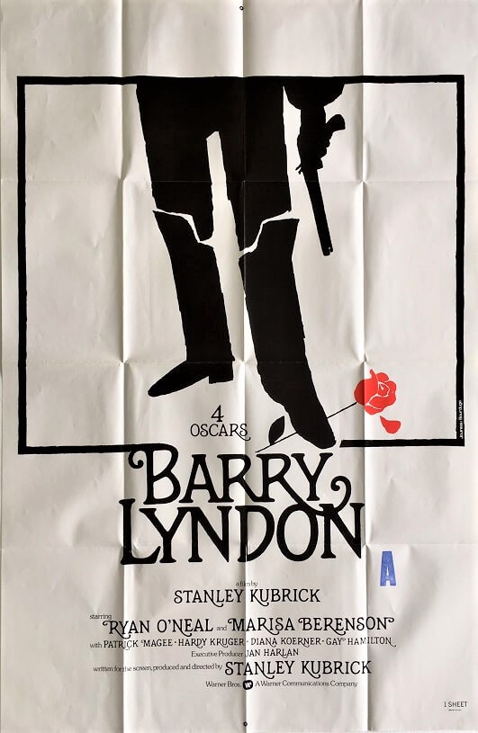 barry lyndon one sheet movie poster 1975