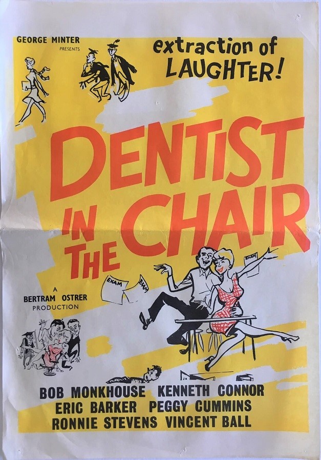 dentist in the chair new zealand daybill poster 1960