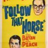 follow that horse daybill movie poster