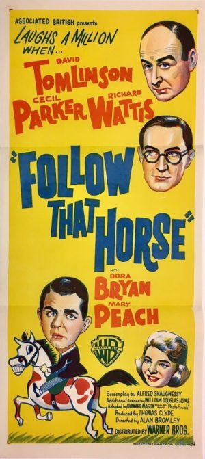 follow that horse daybill movie poster