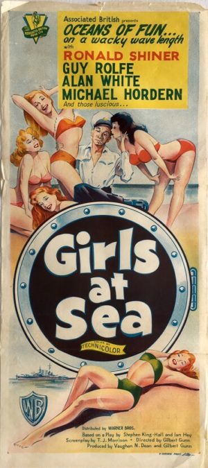 girls at sea daybill poster