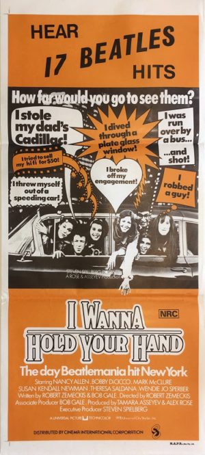 i wanna hold your hand daybill poster