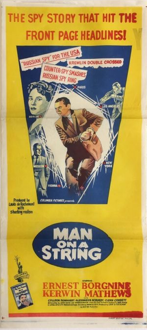 man on a string daybill poster