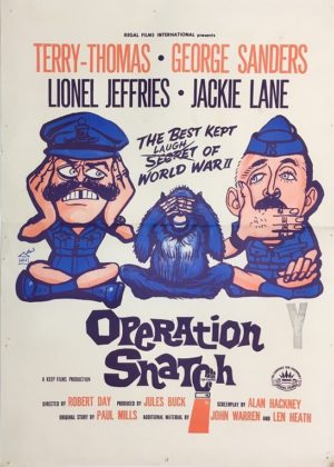 operation snatch new zealand daybill poster