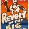 revolt in the big house new zealand daybill poster