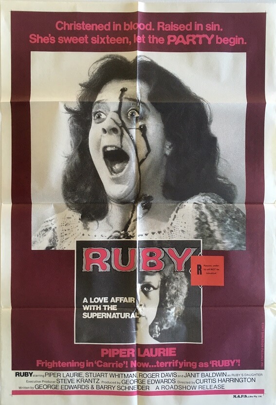 ruby australian one sheet poster