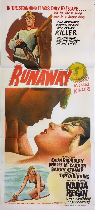 runaway australian daybill poster