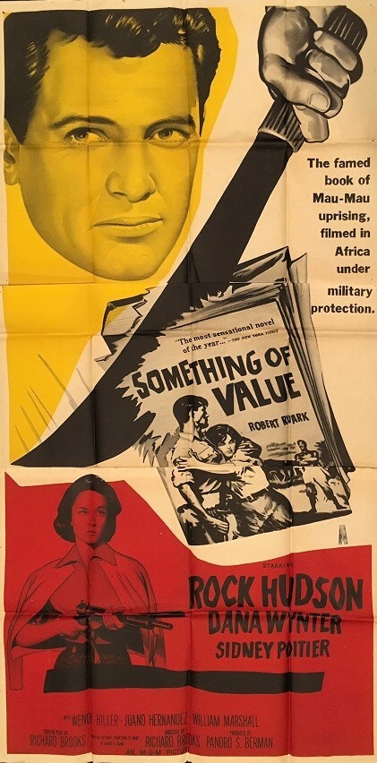 something of value australian 3 sheet movie poster