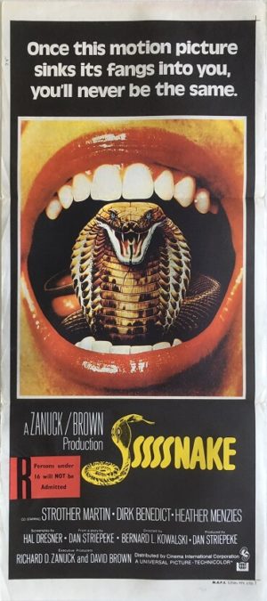 sssssnake daybill poster 1973