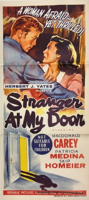 stranger at my door australian daybill movie poster 2