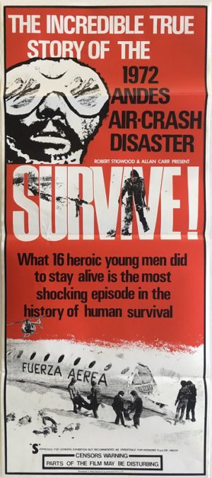 survive 1976 new zealand daybill poster