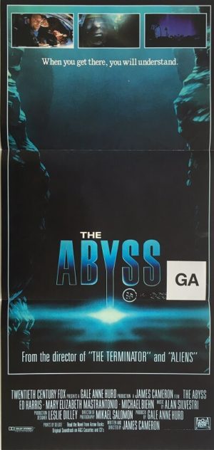 the abyss daybill poster 1989