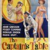 the captains table australian daybill poster