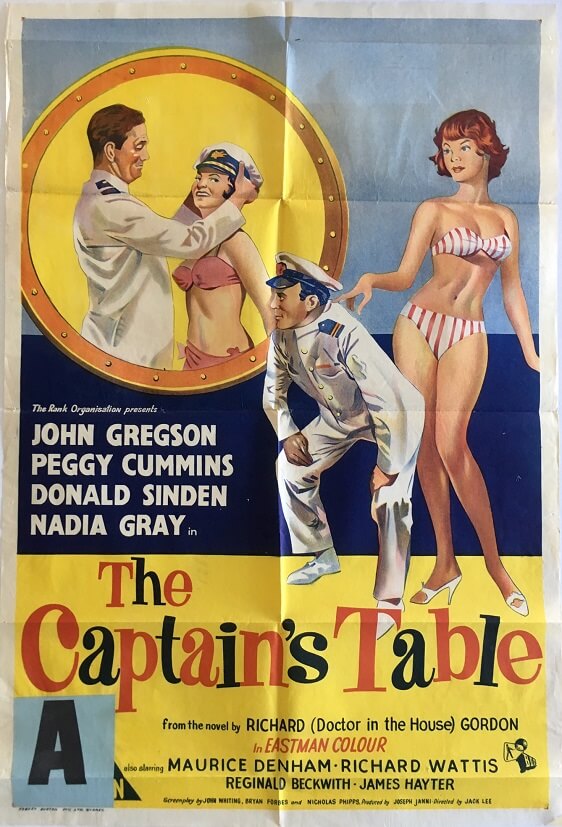 the captains table australian daybill poster