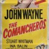 the comancheros australian daybill poster staring john wayne 1961