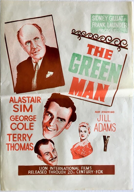 the green man new zealand daybill poster