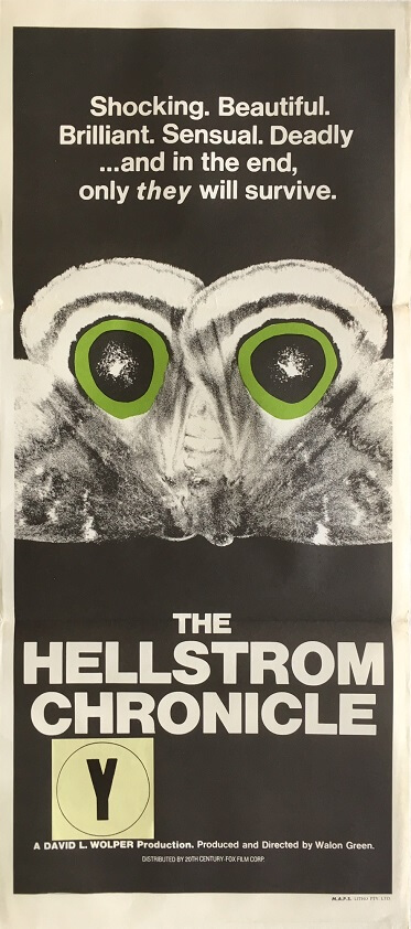 the hellstrom chronicle daybill poster