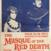 the masque of the red death new zealand daybill poster