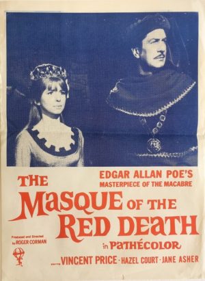 the masque of the red death new zealand daybill poster