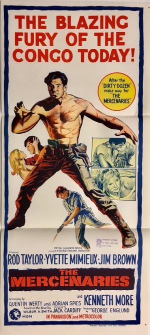 the mercenaries daybill poster