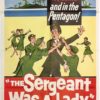 the sergeant was a lady one sheet movie poster 1961