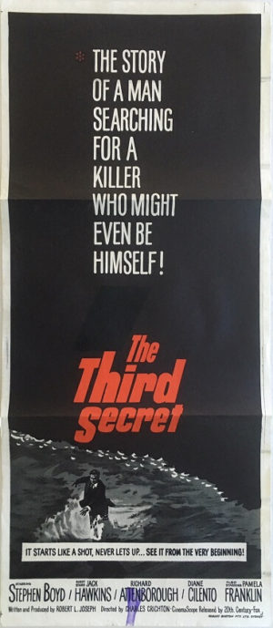 the third secret daybill movie poster with jack hawkins and richard attenborough