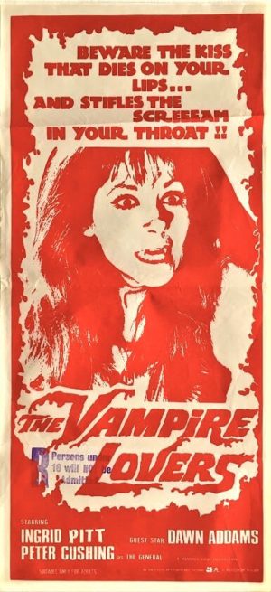 the vampire lovers daybill poster 1970