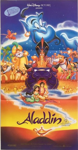 aladdin australian daybill poster 1992