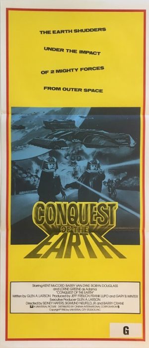 battlestar galactica conquest of the earth australian daybill poster (2)