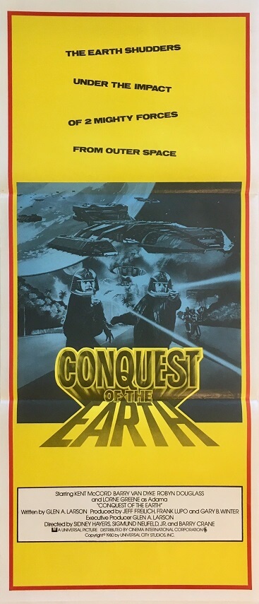 battlestar galactica conquest of the earth australian daybill poster (2)
