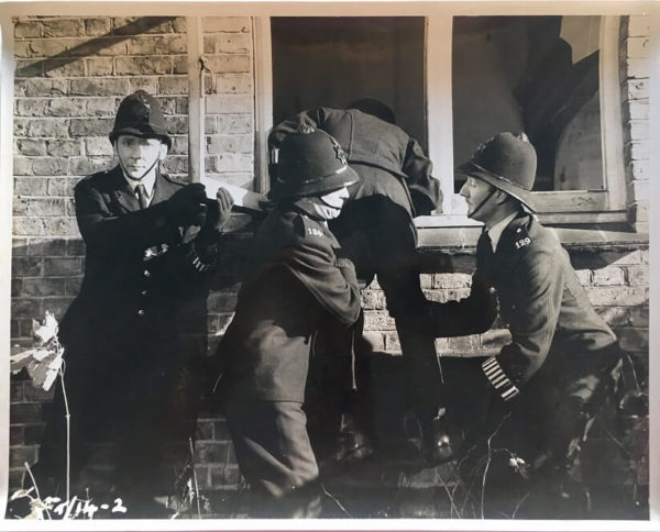 carry on constable UK large publicity still 1960 with Leslie Phillips and Kenneth Williams