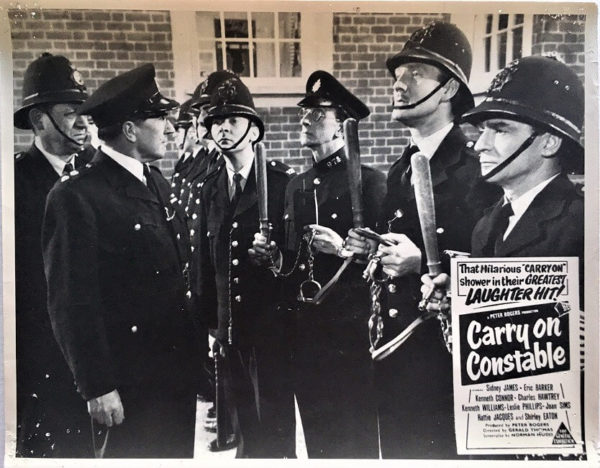 carry on constable australian lobby card 1960