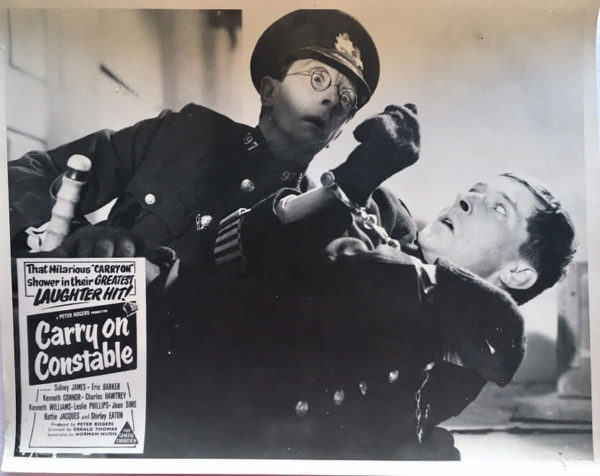 carry on constable australian lobby card 1960