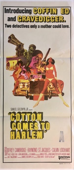 cottom comes to harlem australian daybill poster blaxploitation movie