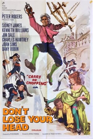 don't loose your head or carry on chopping uk one sheet film poster (1)